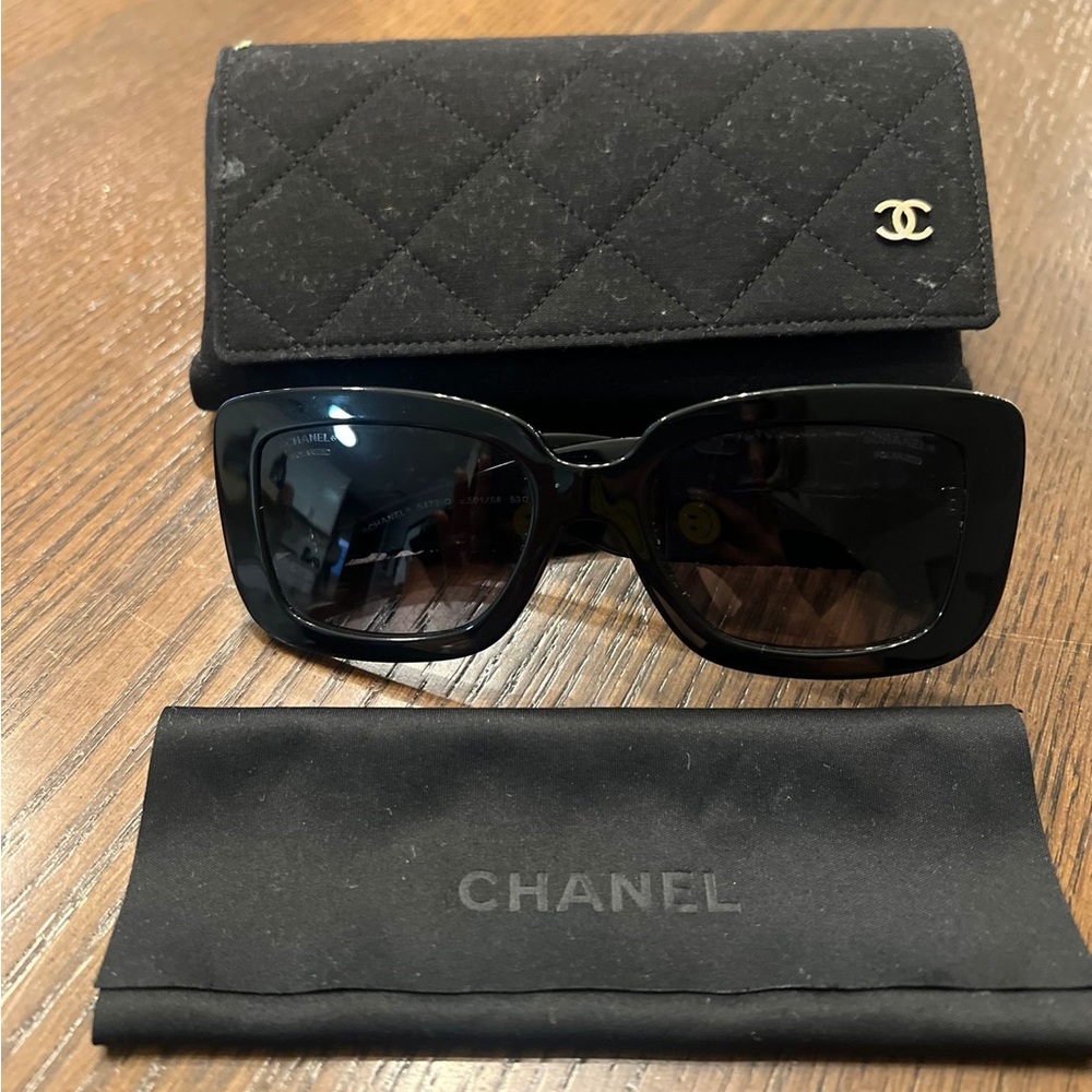 CHANEL ACETATE & calfskin